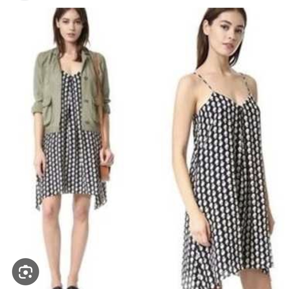 Madewell Silk Trapeze Cami Dress In Bloomstamp Print Size XS